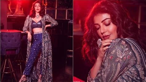 PHOTOS: Kajal Aggarwal slays sexy fusion style in bling bra and。